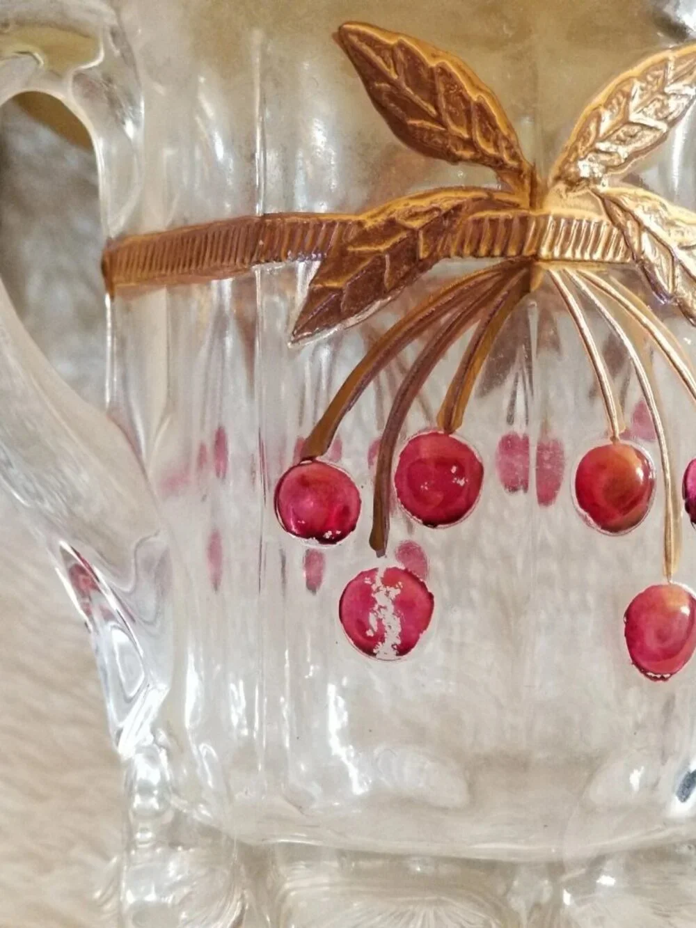 American Girl PC Samantha's Victorian Lemonade Set Glass Pitcher ONLY RETIRED